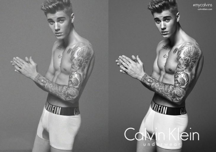 Celebridades usan photoshop - Justin Bieber