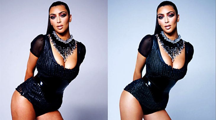 Celebridades usan photoshop - Kim Kardashian