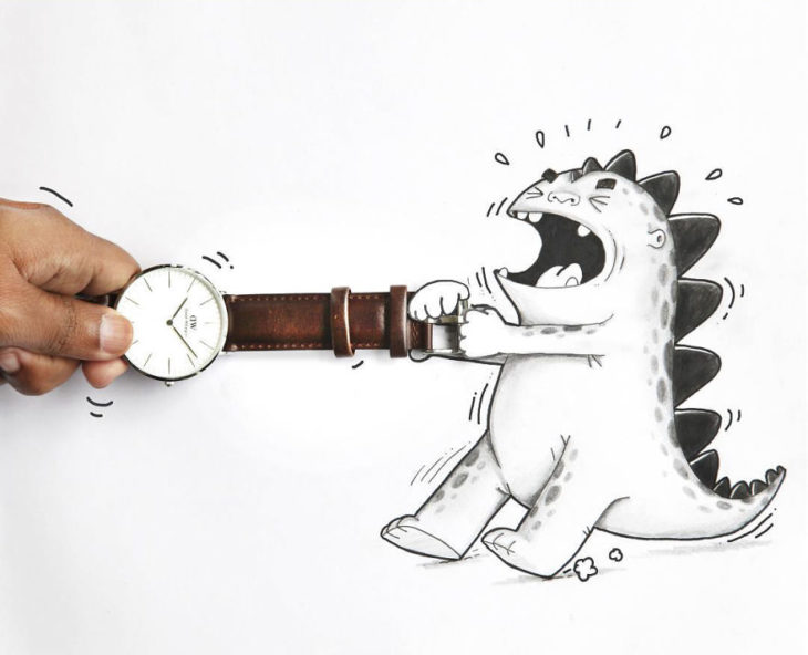 Animaciones Drogo robandose un reloj