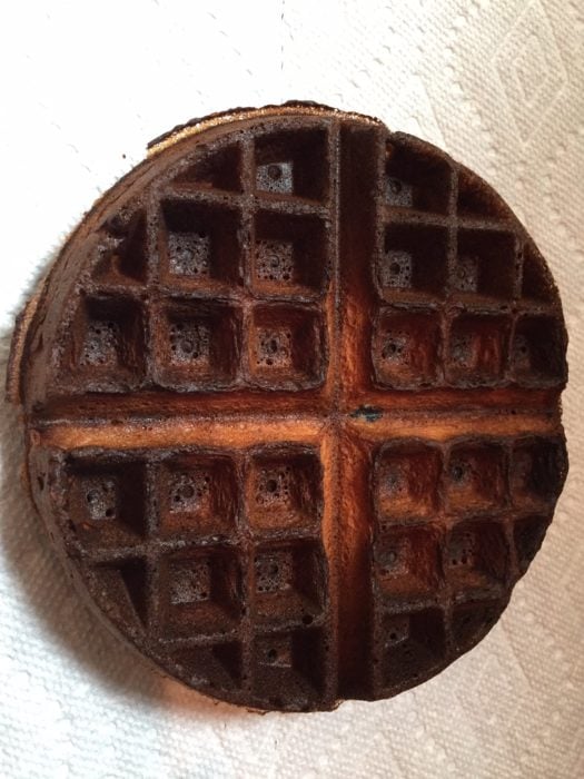 Fails en la cocina - waffle quemado