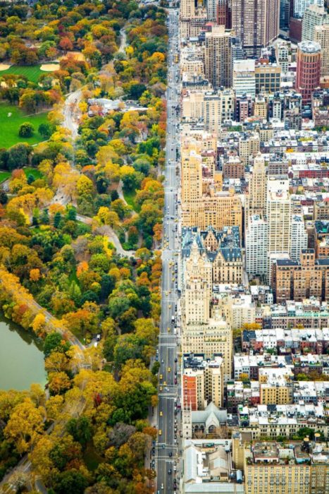 Fotos impresionantes y hermosas. Los dos lados de NY