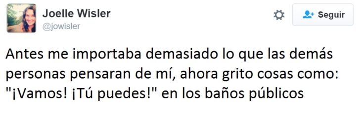 Hilarantes tuits mamás - Grito en los baños TU PUEDES