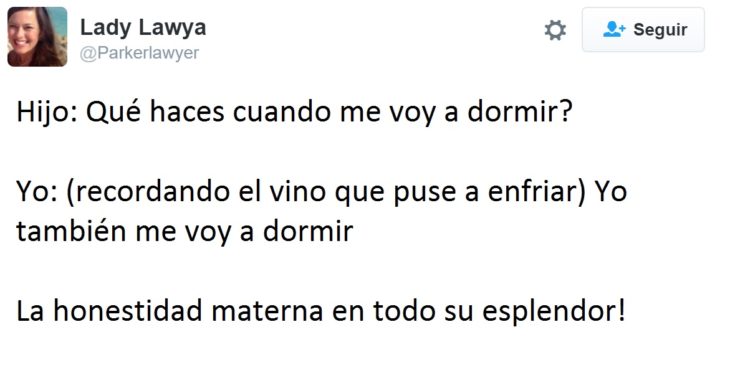 Hilarantes tuits mamás - honestidad materna