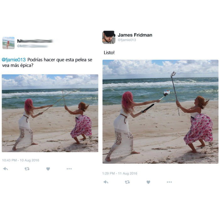 James Fridman- le pide una batalla epica