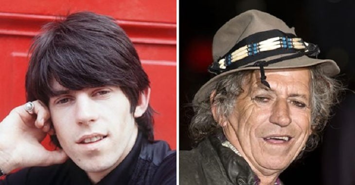 keith richards antes y después