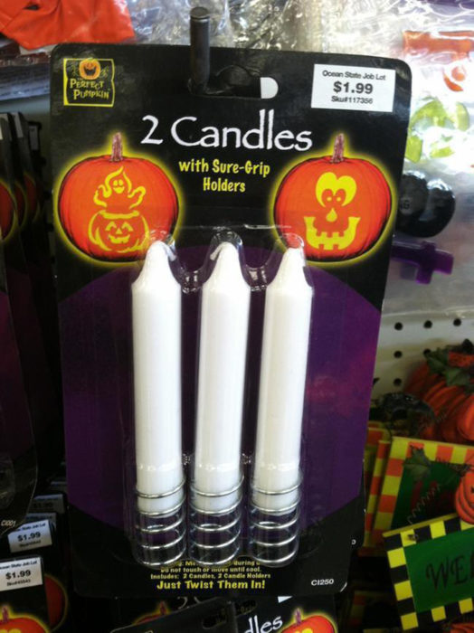 Paquete dice 2 velas pero realmente hay 3