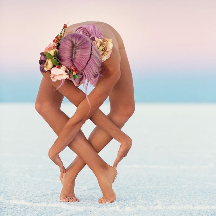 Heidi Williams pose yoga