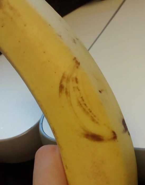 banana con una banana tatuada