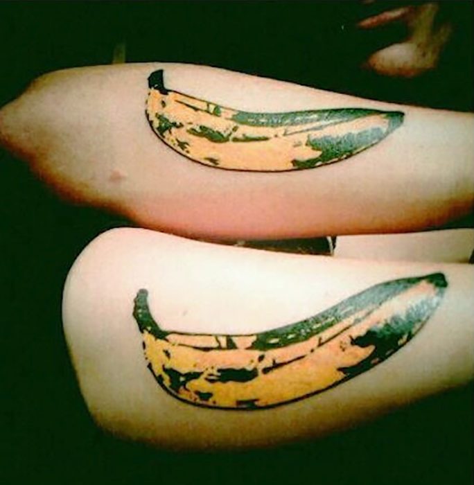 tatuajes parejas banana