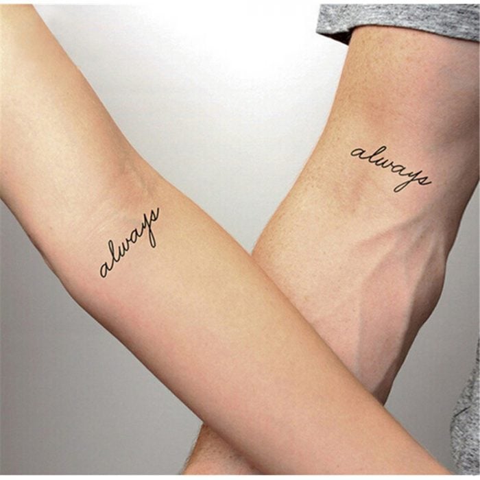 tatuajes parejas always siempre