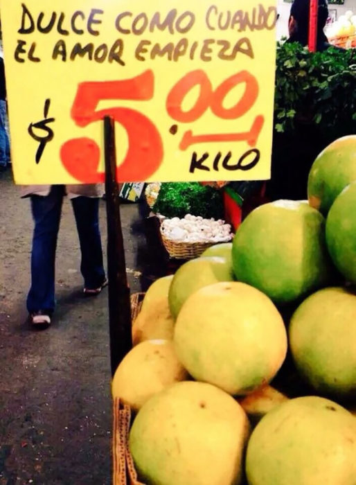 letrero de tianguis 