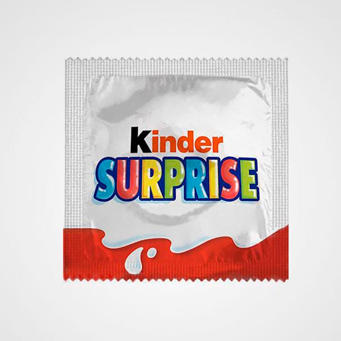 preservativo kinder sorpresa