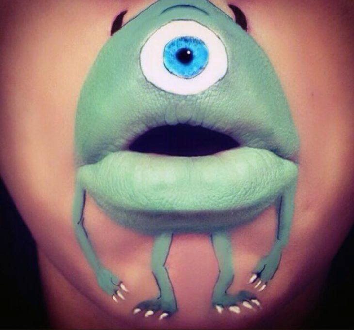 labios de mike wazowski 