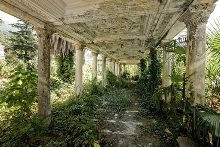 Estación del tren abandonada