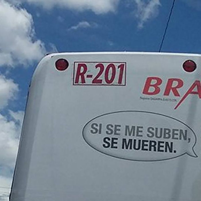 rótulo en camión