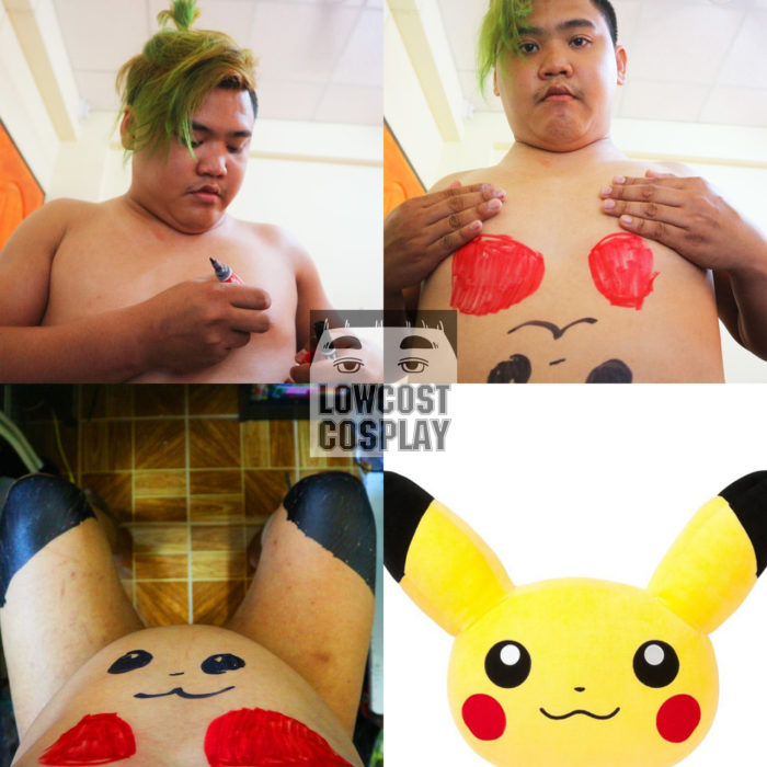 disfraz barato de pikachu 