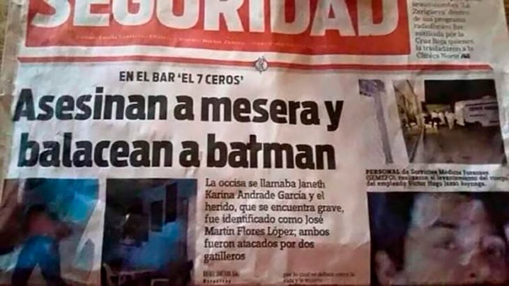 periódico asesinan a batman