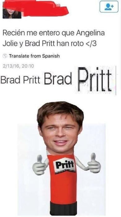 cara de brad pitt con cuerpo de barra de resistol