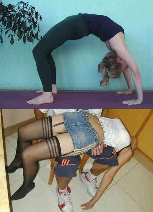 Poses yoga borrachos - Puente