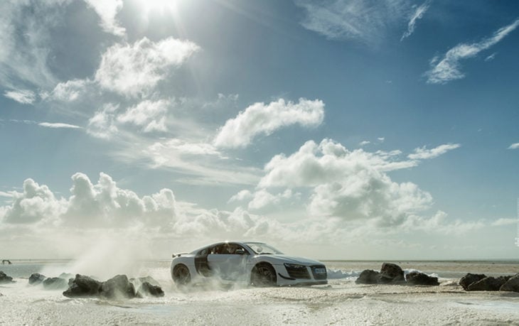 Audi en el desierto