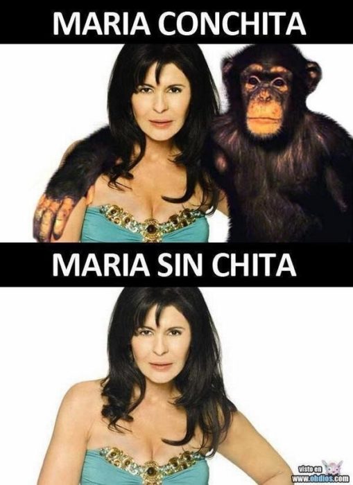 Chistes malos - maria con chita