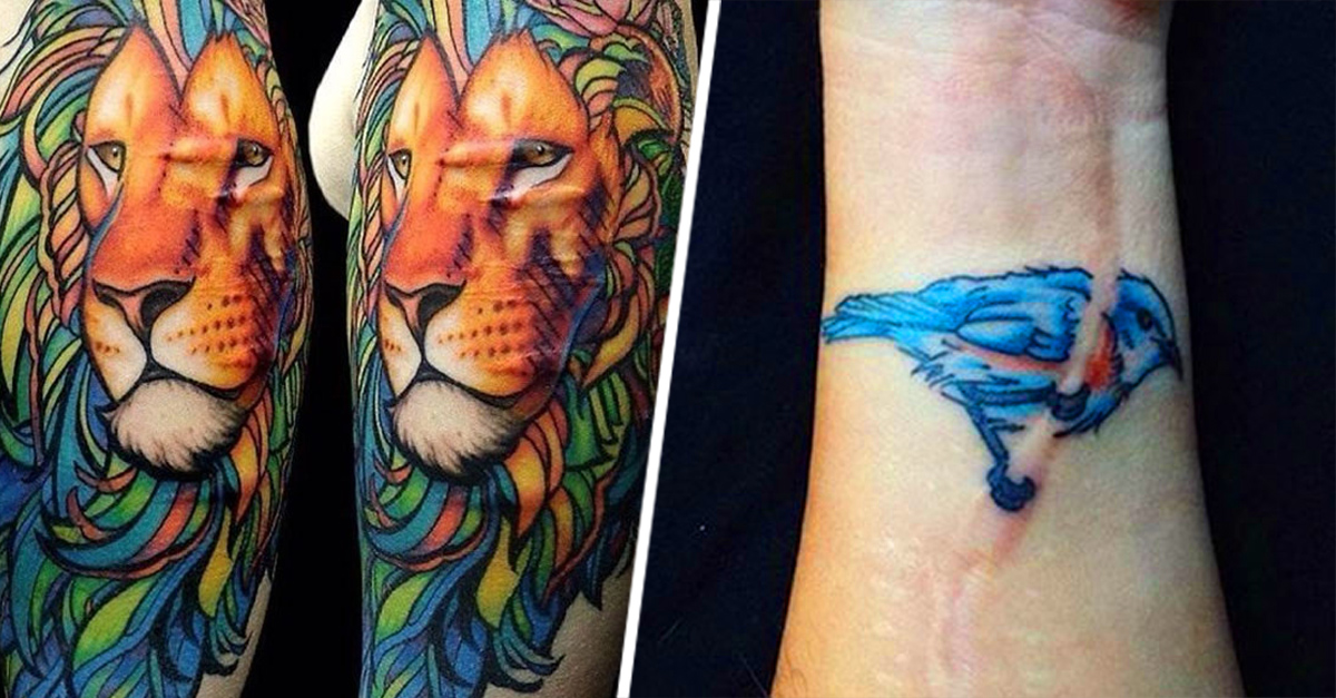 10 Tatuajes que cubren las cicatrices de una vida difícil