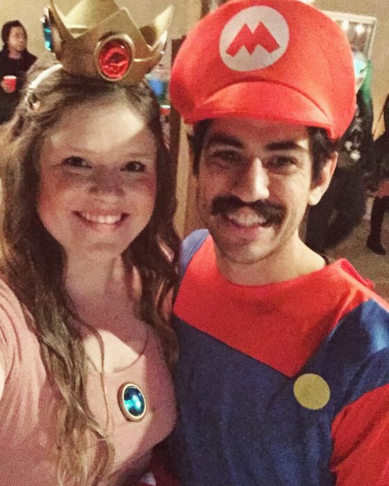 mario bros y la princesa peach