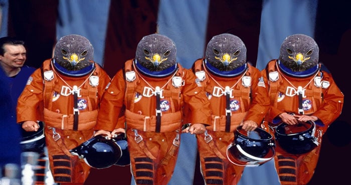 Halcón Batalla PS - astronautas