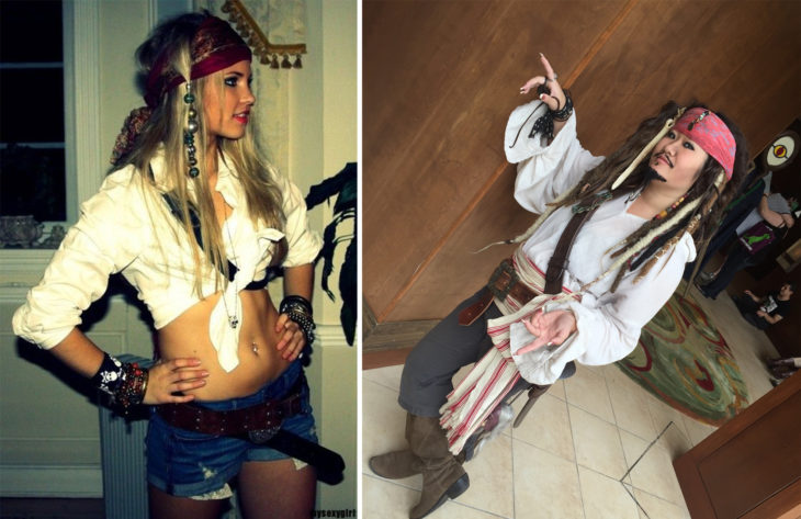 2 Tipos de chicas - capitan jack sparrow sexy y normal