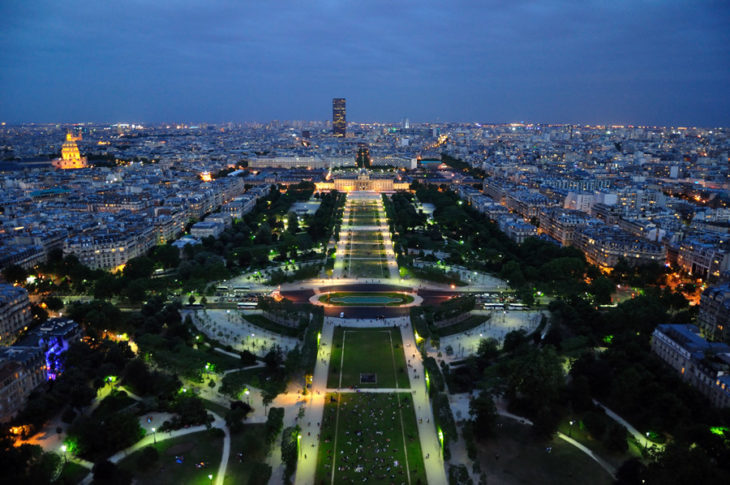 PARIS VISTO DESDE LA TORRE EIFEEL