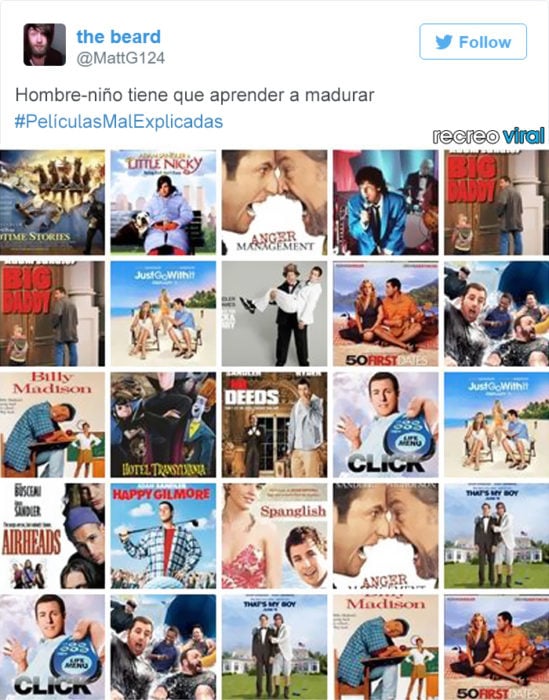 Peliculas Mal Explicadas - Películas Adam Sandler