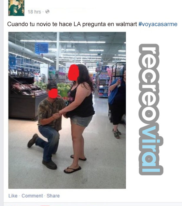 Peores propuestas de matrimonio - en walmart