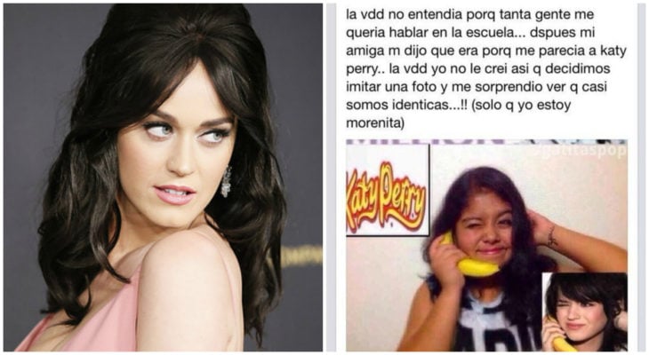 Chica igualita a Katy Perry