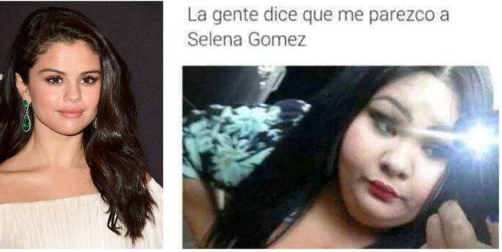 Mujer cree que está igual a Selena Gómez