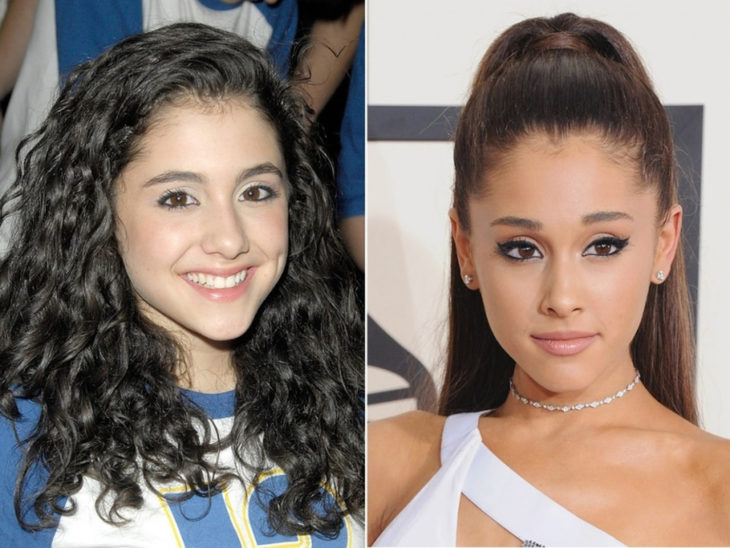 ariana grande antes y después