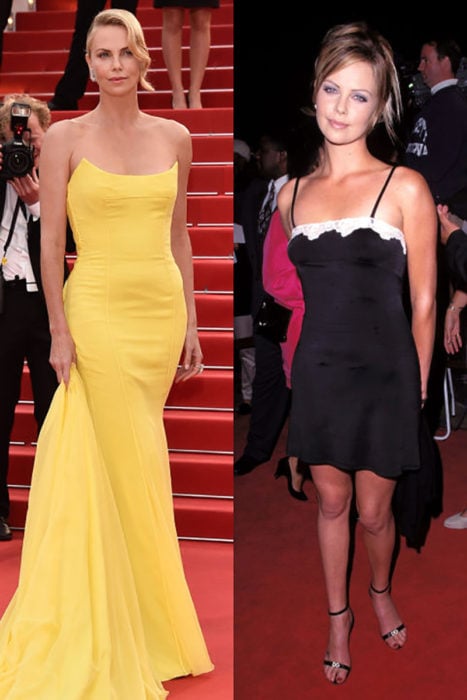 Charlize Theron antes y después