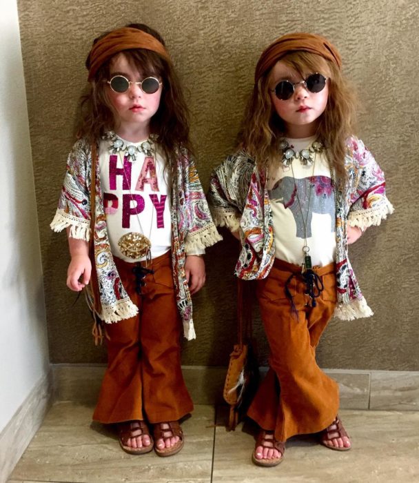 Disfraces niños hippies