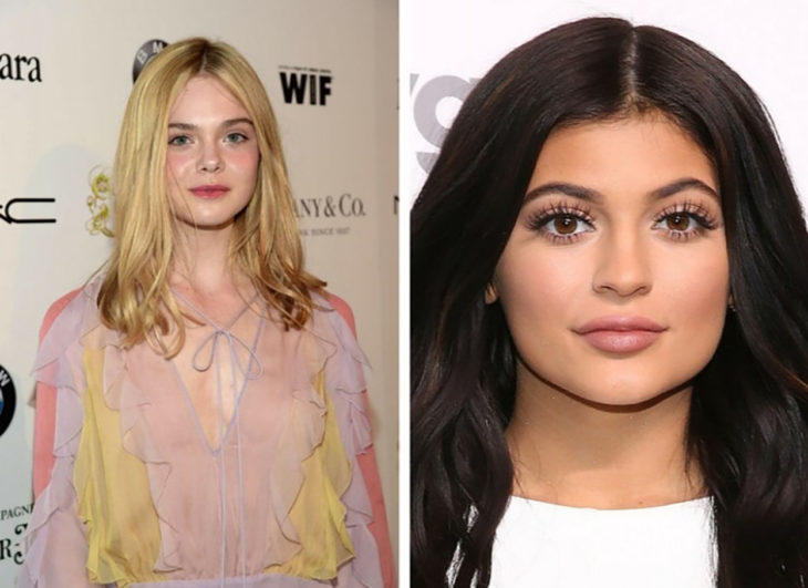 Elle Fanning y Kylie Jenner