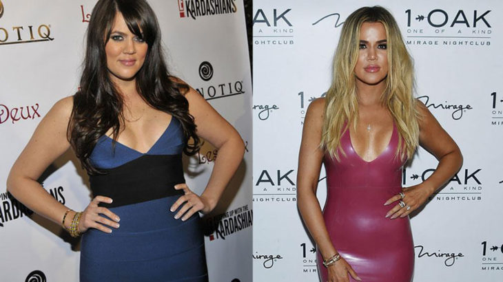 khloe kardashian antes y después