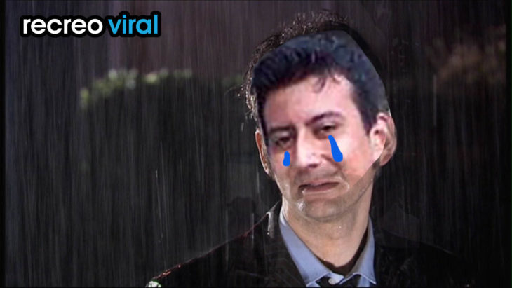 muchacho llorando bajo la lluvia