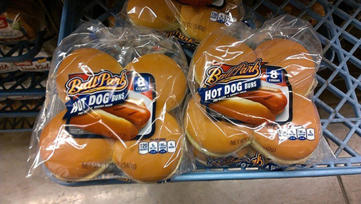 pan de hamburguesas en bolsa de hotdogs 