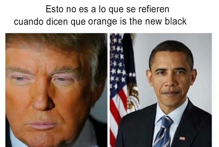 donald trump y barack obama 