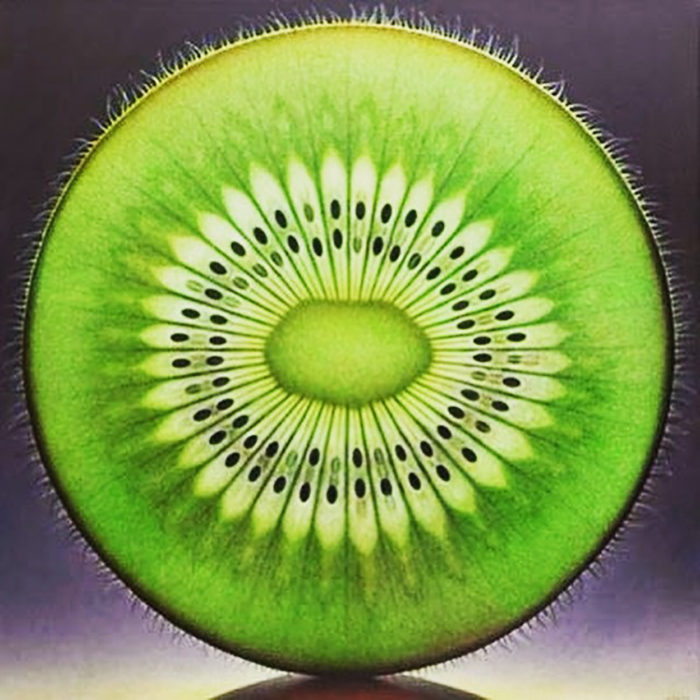 rebanada de kiwi