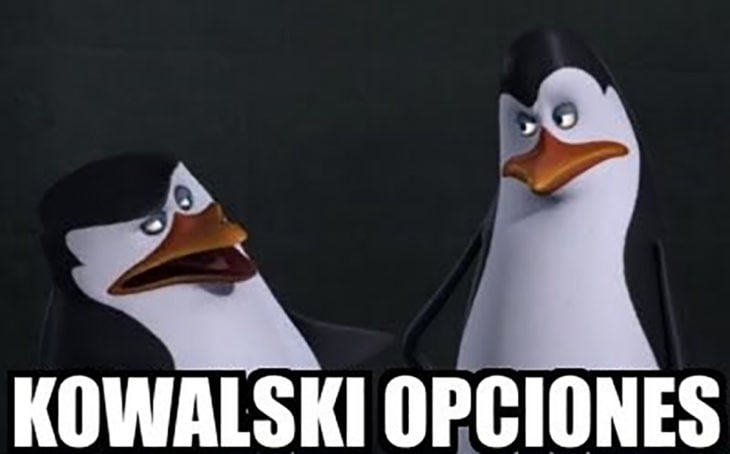 pingüinos de madagascar kowalski opciones