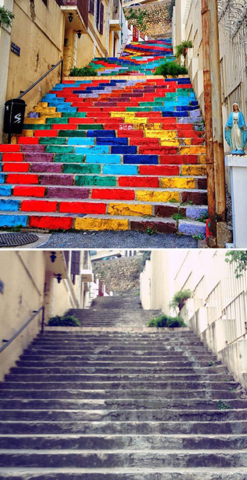 Arte urbano En Los Pies de Beirut