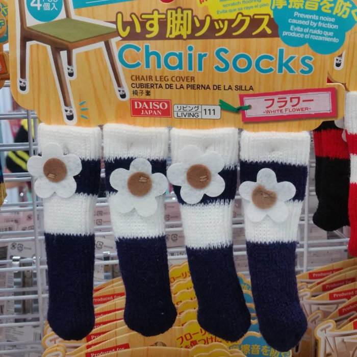 calcetines para sillas