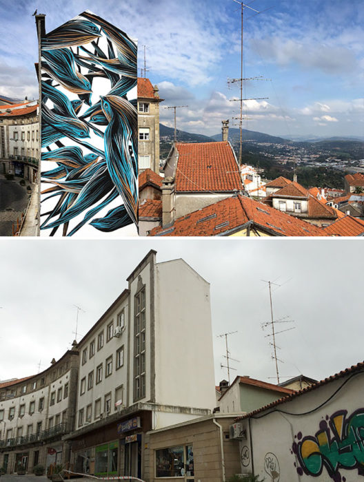 Mural de Pájaros - Covilha, Portugal