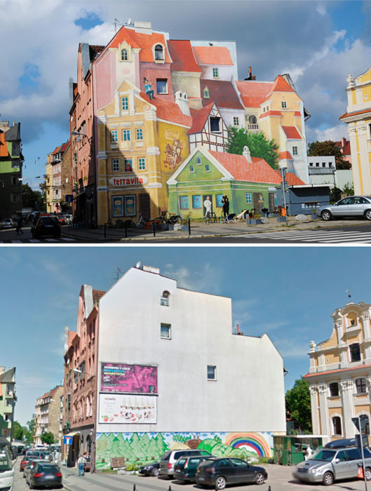 Mural 3D - Poznan, Polonia