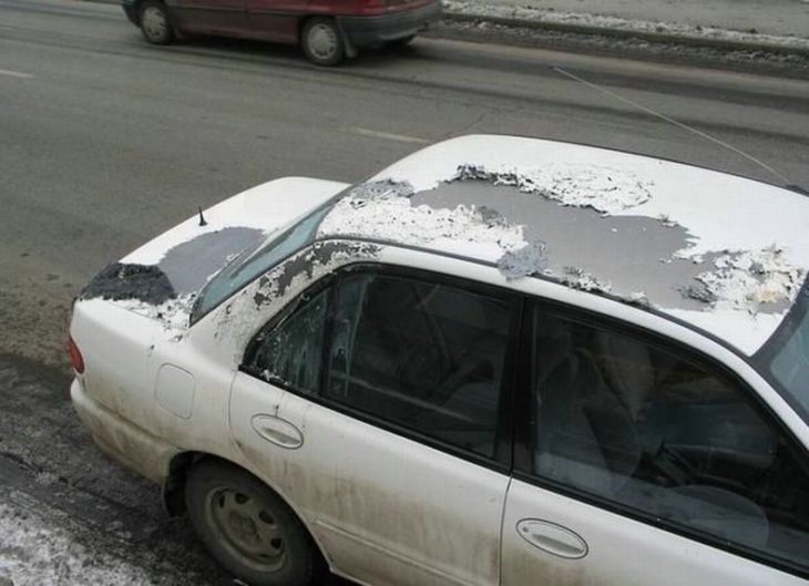 carro blanco descarapelado 