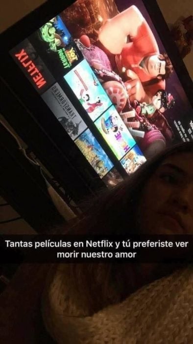 Historias Snapchat - tantas películas